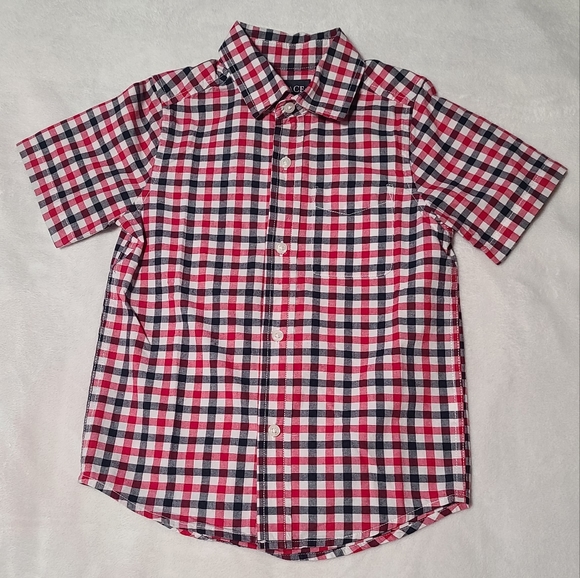 SOLD! ❤️Bundle❤️ 2 Cute Children's Place Boys Short Sleeve Shirts, Size 5/6, - Picture 3 of 10